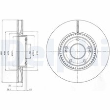 Disque de frein Kia SOUL