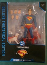 DC McFarlane Superman & Krypto Movie Deluxe Theatrical Edition 2025 -Damaged Box