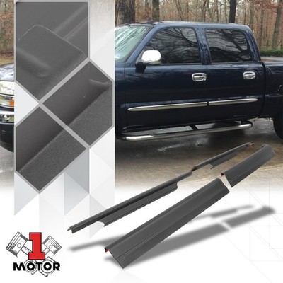 Durable Rocker Panel Sill Plate Cover for 01-07 Silverado Sierra Gmt800 Crew Cab