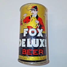 Fox Deluxe Beer Instructional (OI) flat top beer can - 1941