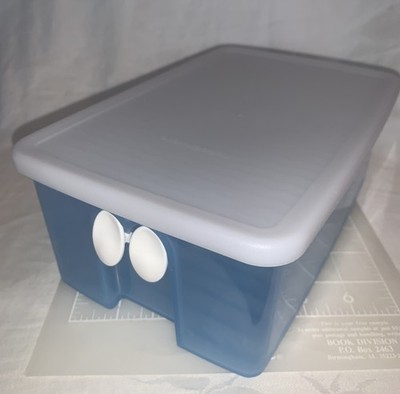 Tupperware FridgeSmart Rectangle Vented Vegetable Keeper 3991 w 3992 Lid 9x6x3''