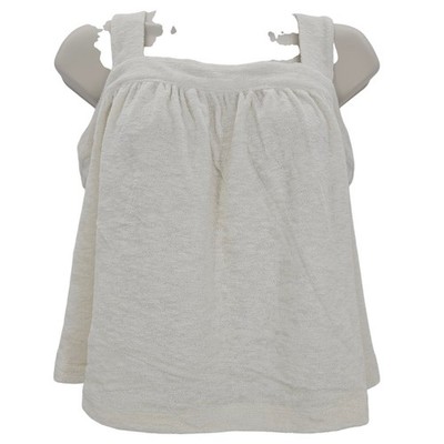 Marine layer Womans size M Terry Out Tank Top in Cloud Dancer Off White USA NEW