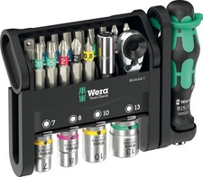 Wera Tool-Check Modular 1 21 Pieces Compact Screwdriver Set Model 05049000001 UK