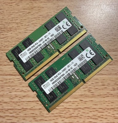 32GB DDR4 2400MHz SK hynix (2x 16GB) UDIMM PC4-2400T Laptop RAM Memory HP Dell