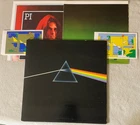 Pink Floyd Dark Side of the Moon 1975 press VG+ condition posters and sticker
