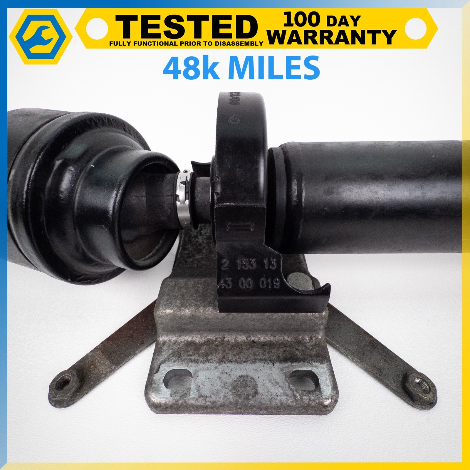 08-19 MASERATI GRANTURISMO REAR AXLE DRIVESHAFT DRIVE SHAFT PROPELLER OEM
