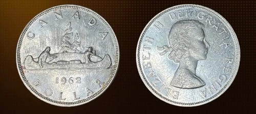 Canada 1962 Silver Dollar AU55