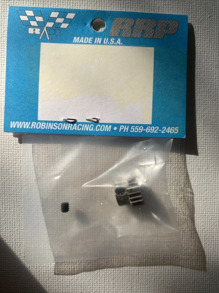 Robinson Racing 18 Tooth Hardened Steel Mini Pinion Gear 2mm .5 Mod 1818 NEW - Image 2 of 2
