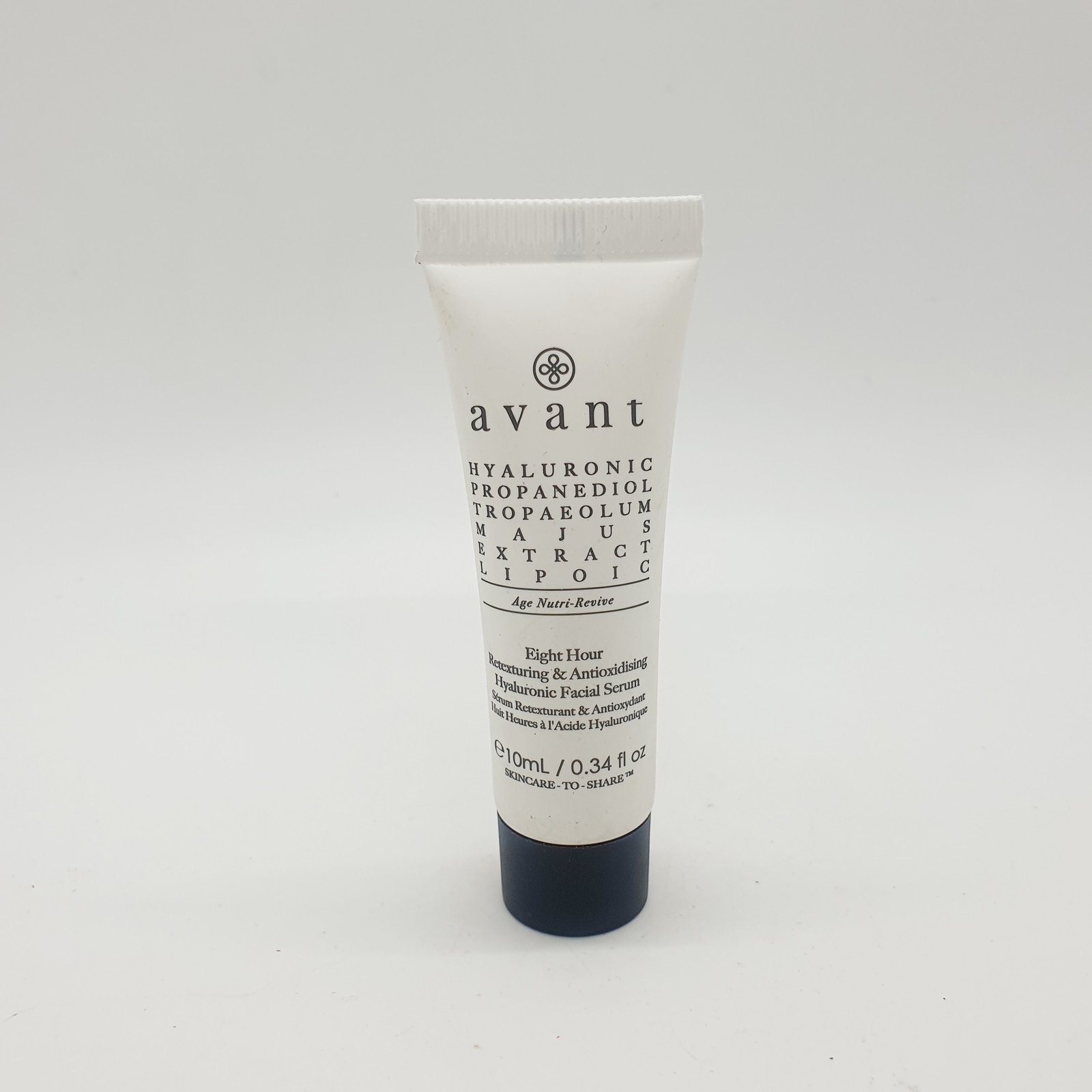 Avant Eight Hour Retexturing & AntiOxidising Hyaluronic Facial Serum 10ml