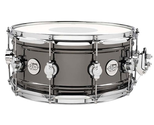 DW Design Series 6.5"x14" Snare Drum Black Nickel Over Brass