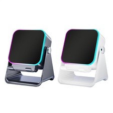 Wireless Induction Speaker with Phone Stand, Bluetooth Audio, Rechargeable Light