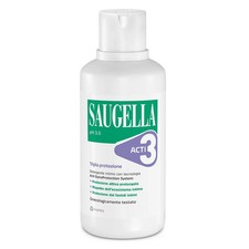 Saugella Acti3 - Detergente Intimo a pH 3.5 Tripla Protezione, 500ml