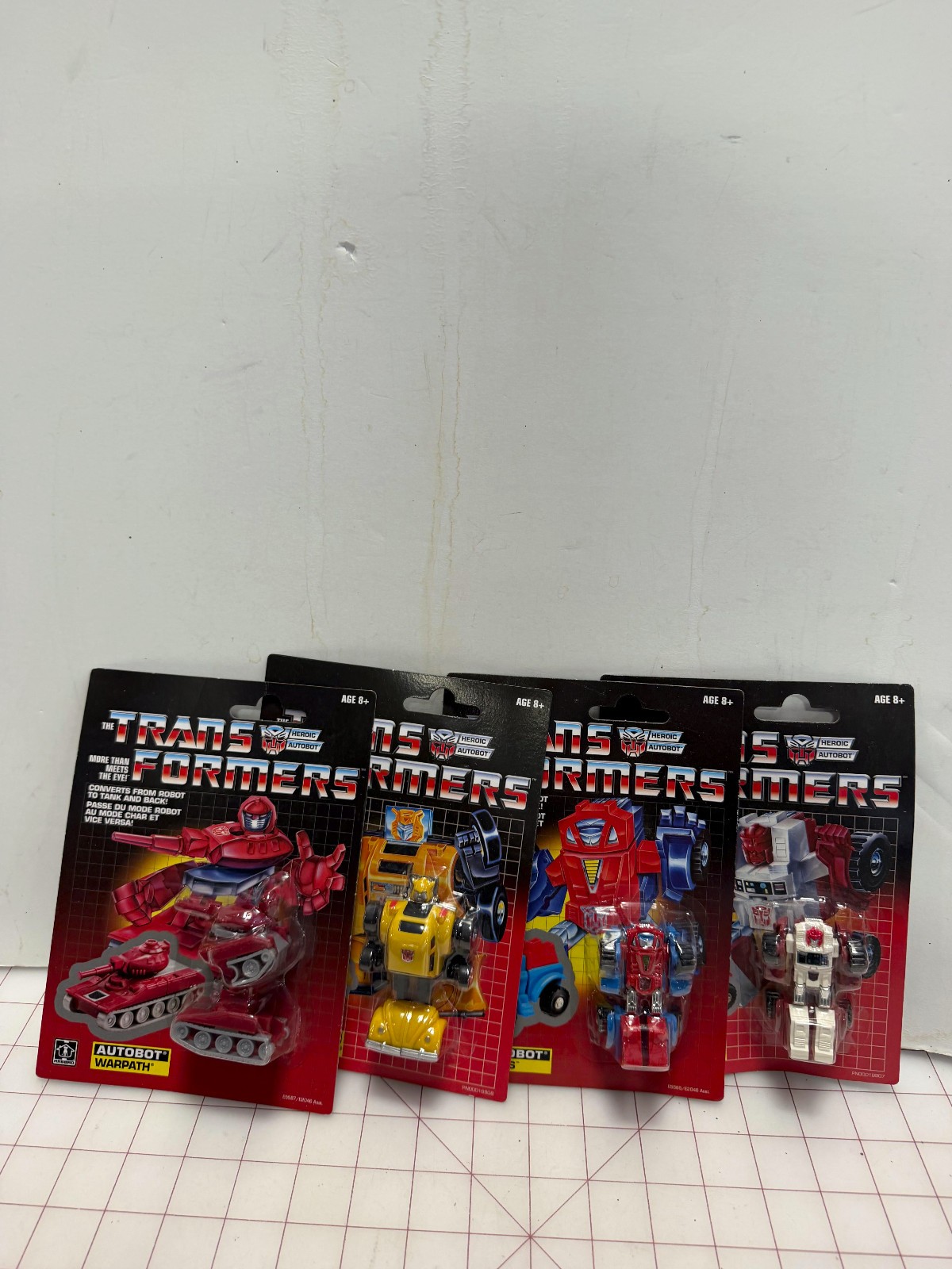 Hasbro Set 4 Transformers G1 Mini Autobots Reissues with Bumblebee DMG PKGS #13
