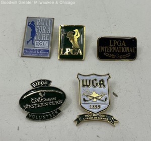 Lot of Vintage LGPA Lapel Pins