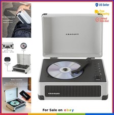 Portable CD Player Bluetooth Stereo Speakers Built In FM Radio Rechargeable