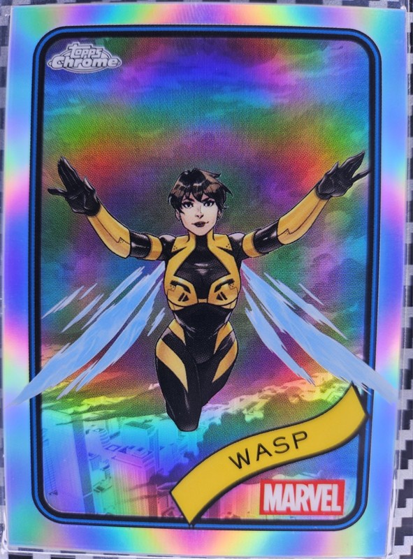 2025 Topps Chrome Marvel Wasp Refractor
