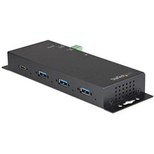 StarTech 4 Port 10Gbps Metal Industrial USB C Hub HB31C3A1CME