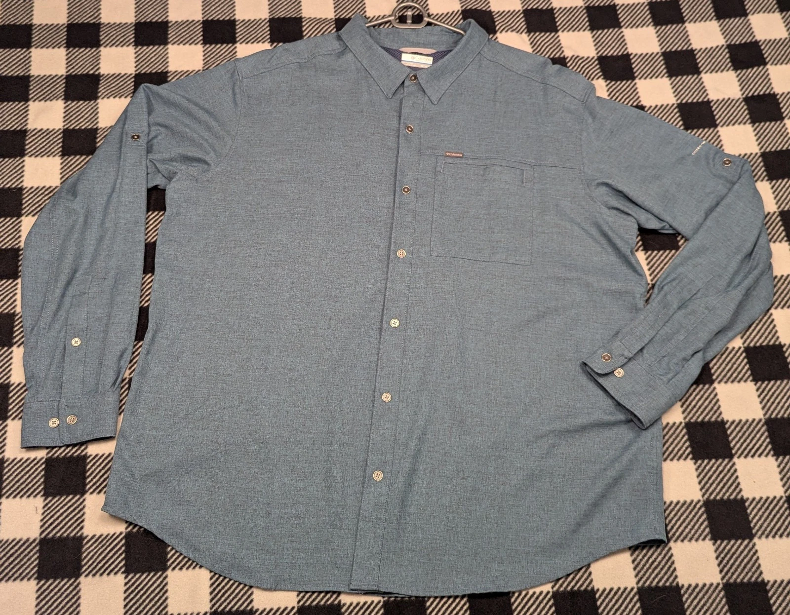 Columbia Mens Shirt Pilsner Lodge II Long Sleeve Blue Size XXLarge Vented
Opens in a new window or t