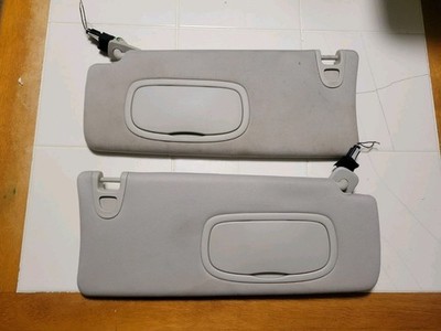 2013-2016 Dodge Dart Mopar Gray Lighted Sun Visor Pair LH RH Mirrors OEM
