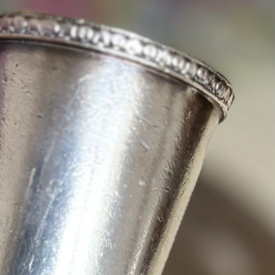 Jarrón de colección con placa de plata “Benjamin Franklin” artículo de coleccionista raro de hotel Foto 3 de 4