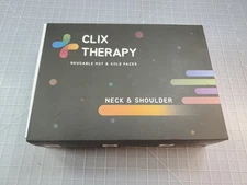 Clix Therapy Reusable Hot & Cold Pack Neck Shoulder Color Yellow NIB