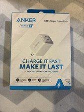 Anker - Powerport III Nano Pro Duo 40W Fast Wall Charger 2x 20W USB-C - White