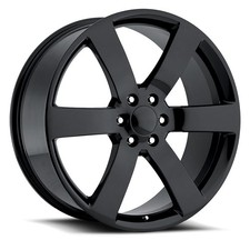 BLEM WHEEL - REPLICA BY VOXX Trailblazer Rim 20X8 6X127 Offset 45 Gloss Black