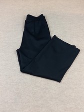 Adidas Wide Leg Black Athletic Pants Size M