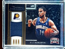 2012-13 Panini Threads D.J. Augustin JSY #49 Pacers Authentic Threads