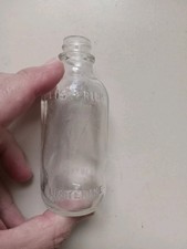 Vintage Clear Glass Listerine Bottle NO LABEL OR LID