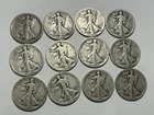 1921 S WALKING LIBERTY HALF DOLLAR PARTIAL ROLL / 12 AG TO G-VG 1921 S MINT 50C