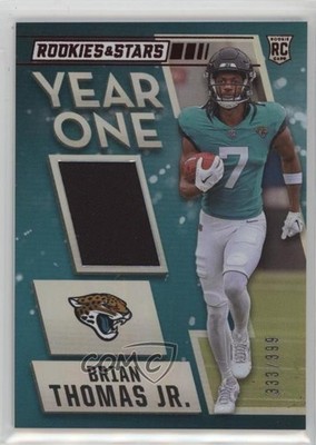 2024 Panini Rookies & Stars Year 1 Relics Longevity /399 Brian Thomas Jr RC 00ws