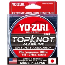 Yo Zuri 20 lb TopKnot Natural Clear Fishing Line Super Fluorocarbon 100 yds