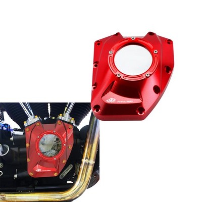 Red Engine Cover Camshaft Cover For Harley 2001-16 Softail Fat Boy FXSB FXSE FXS