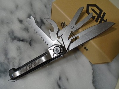 Gerber Armbar Scout Onyx Pocket Knife Multitool Scissors Saw Opener 1064400 New