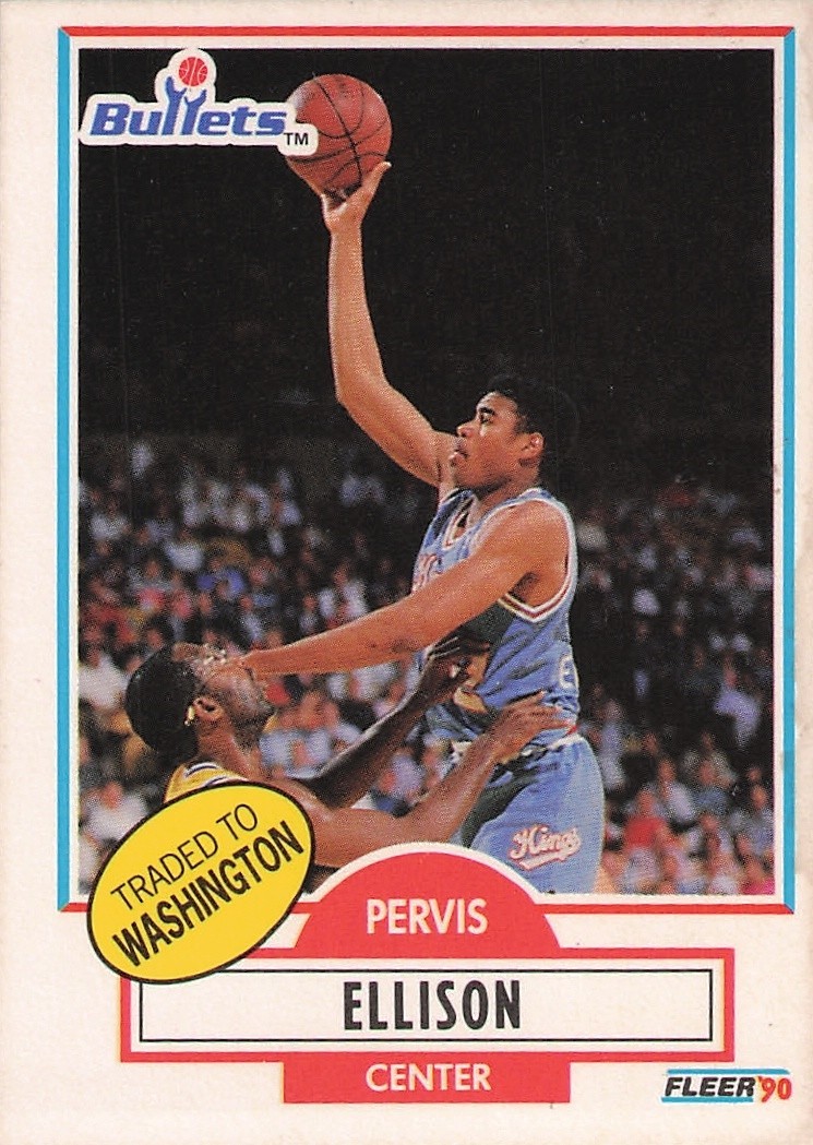 1990-91 Fleer - Pervis Ellison #164 (RC) EX