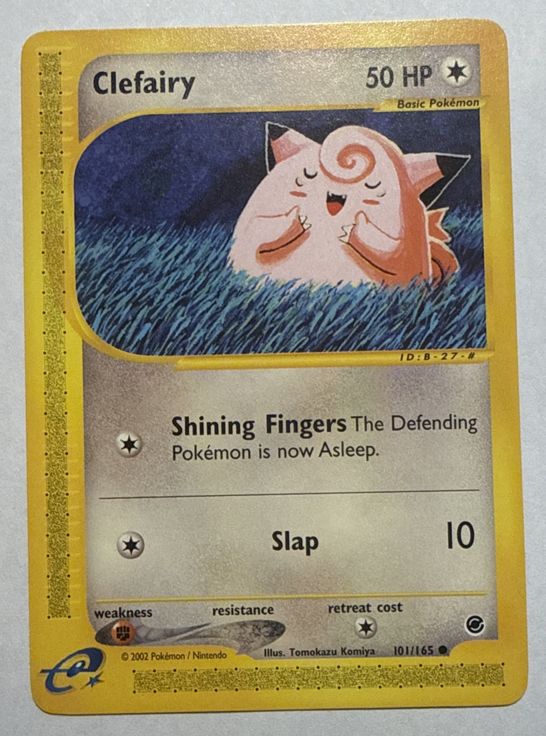 Clefairy Pokémon TCG Expedition Base Set E-Reader 101/165 Near Mint