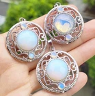 10pcs Opal Gems Pendants Faceted Magic Reiki Healing Amulet Elegant