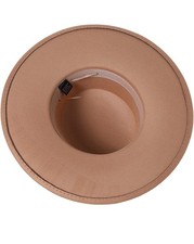 1PCS Black Classic Flat Top Blend Fedora Hat Brim Church Derby Cap for Unisex