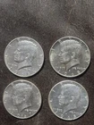 3 -1968 & 1 -1967 Kennedy Half Dollar SCARCE 40% Silver Very Lightly Circulated