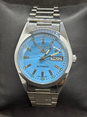 #ad Vintage Refurbished Seiko 5 Automatic Day Date Japan Men#x27;s Wrist Watch $59.99