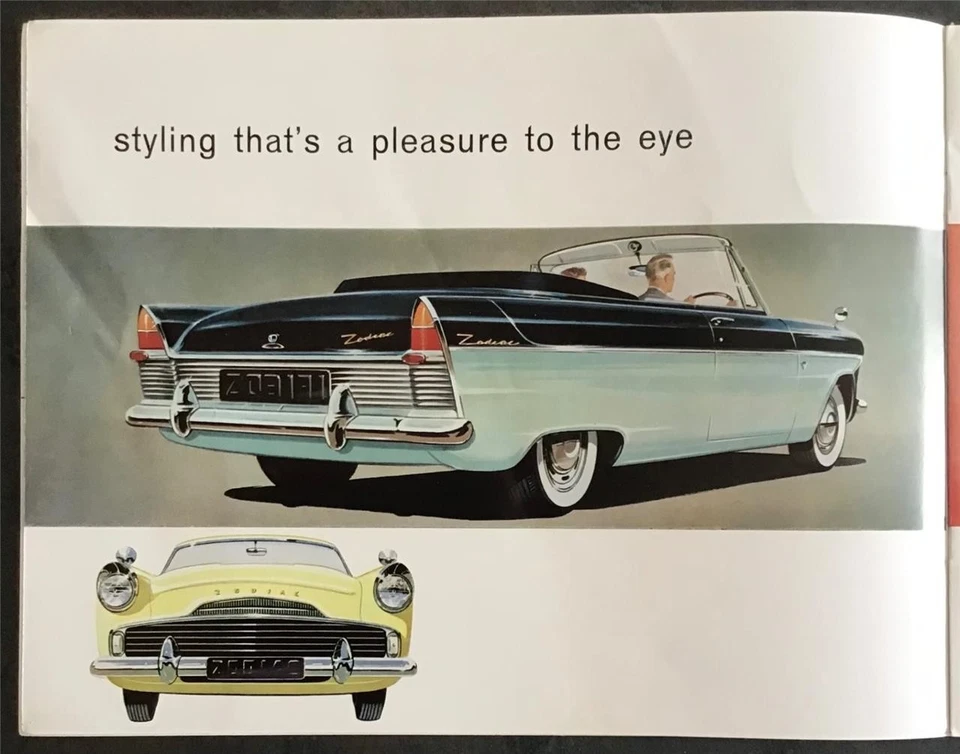 FORD CONVERTIBLES Car Sales Brochure Jan 1961 #D3450/161 CONSUL Zephyr ZODIAC - Image 3 of 4