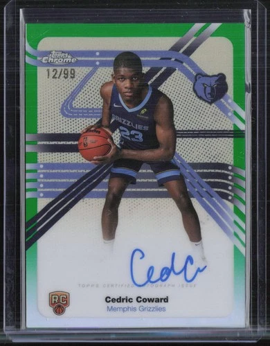 2025 Topps Chrome Cedric Coward Next Stop Signatures (RAW)