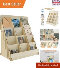 Stylish 4-Tier Greeting Card Display Stand - Perfect for Home, Office & Events