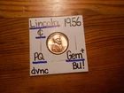 1956 Lincoln Cent Gem BU+ TERRIFIC!!! PQ!!! FLASHY!!!!!!