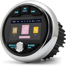 Marine Audio Stereo Receiver Bluetooth Boat Radio Waterproof for Yacht ATV UTV