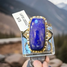 Lapis Lazuli Size 6 Handmade 925 Sterling silver Native American