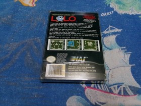 #695 ADVENTURES OF LOLO Nintendo NES Cart w/ Box Sleeve Styrofoam TESTED