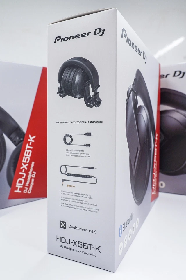Pioneer DJ HDJ-X5BT (Black) – Over-Ear Bluetooth DJ Headphones – NEW OVERSTOCK - Image 2 of 4