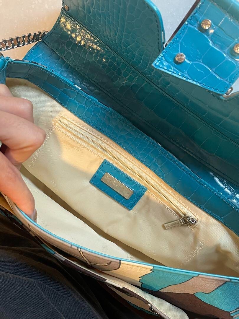 VIP【関税送料無料】希少 Dolce & Gabbana Shoulder Bag Dolce & Gabbana shoulder bag blue vintage from Japan | eBay